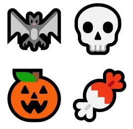 Halloween emojis