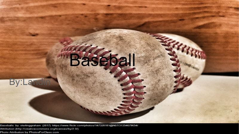 Baseball title slide